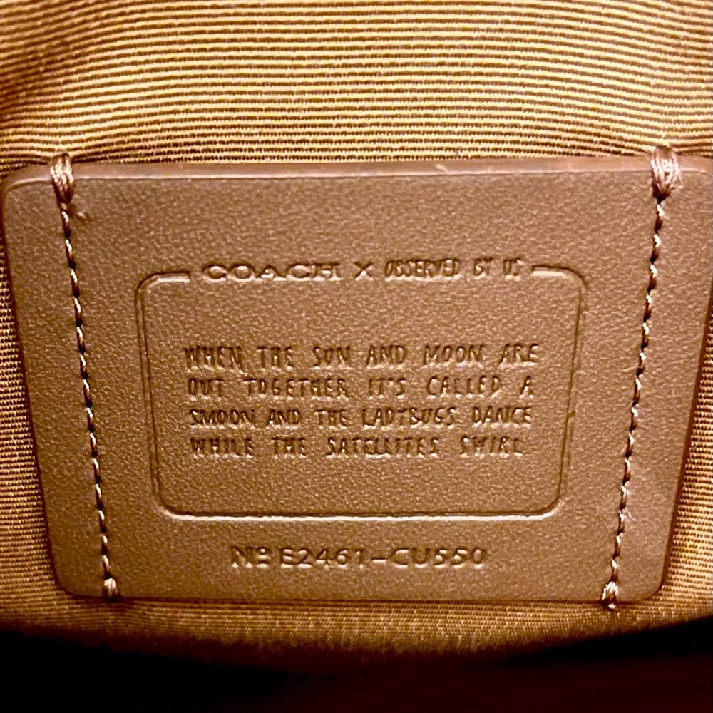 Coach X Special Edition Observed By Us Dylan Leather Tote w/Gunmetal - Picture 16 of 16